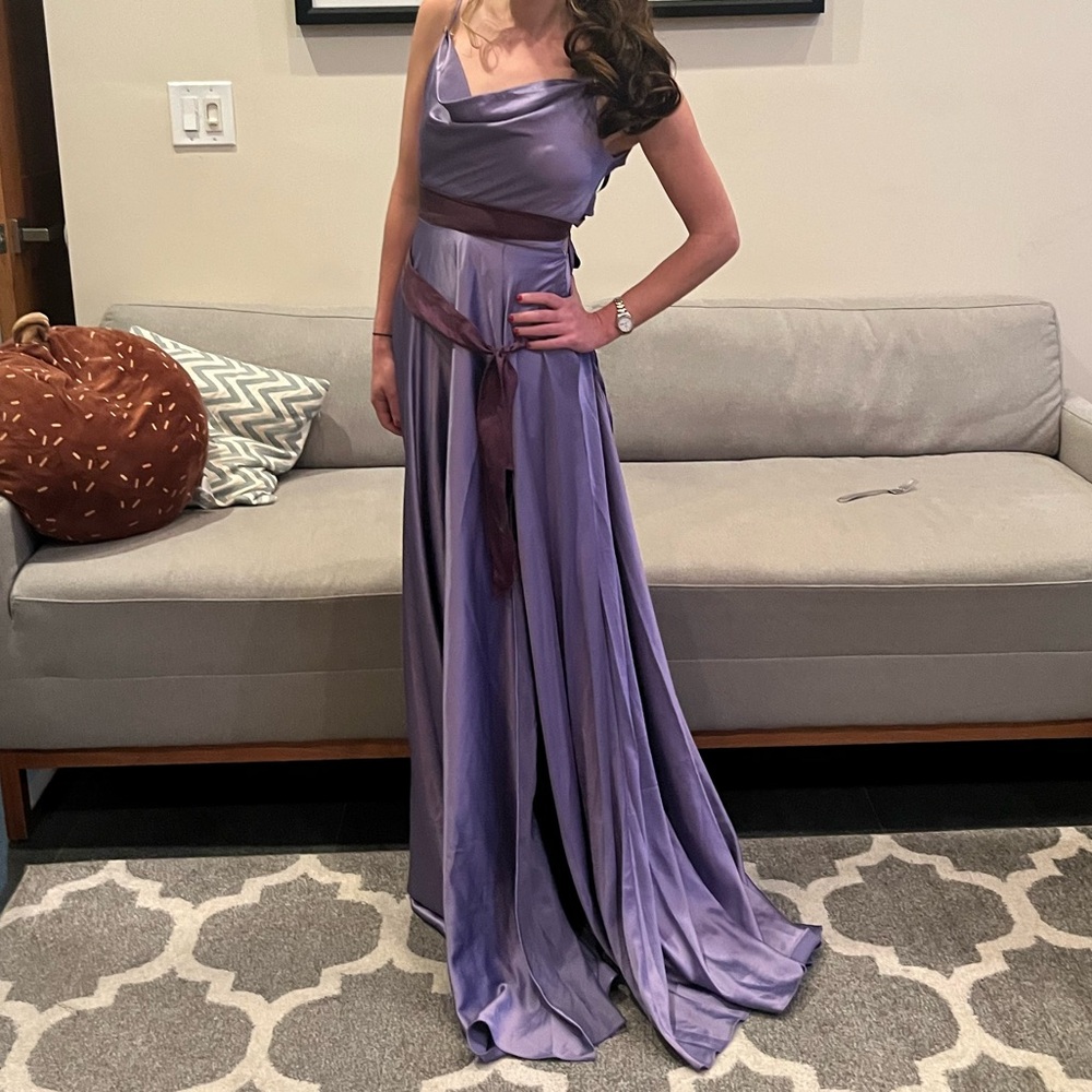 NWT B. Darlin Dark Lavender Purple Gown size 0